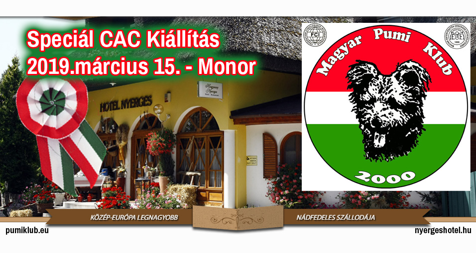 Speciál CAC Kiállítás, Tenyészszemle - Monor