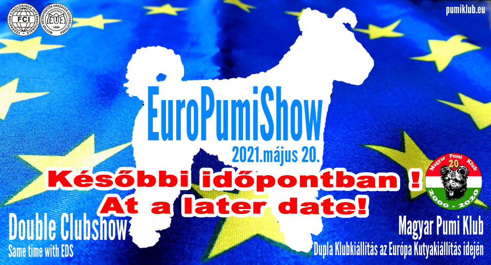 EUROPUMI 2021 - KÉSŐBBi IDŐPONTBAN !