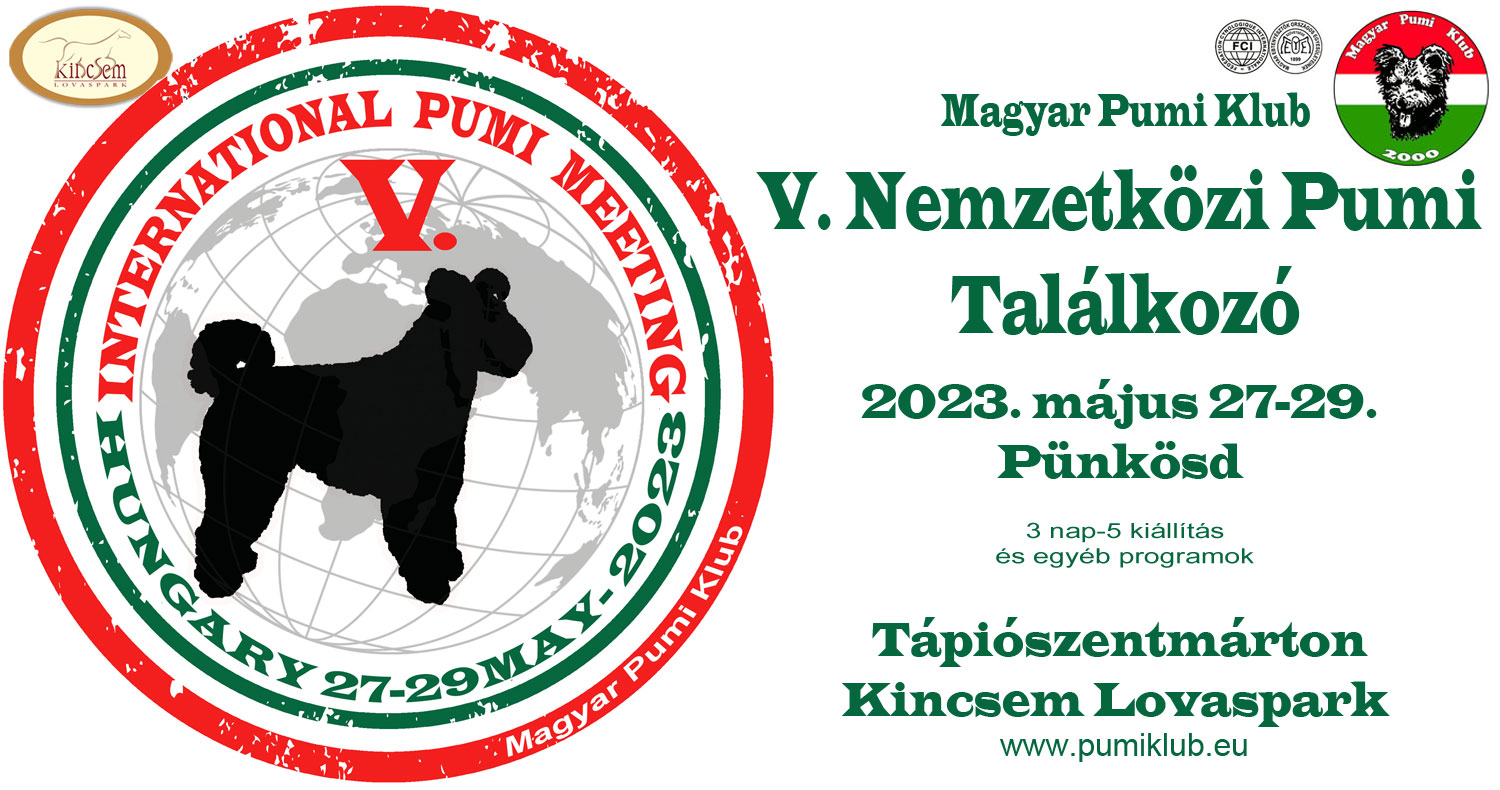 V.International Pumi Meeting 3.nap-Speciál CAC, Tápiószentmárton