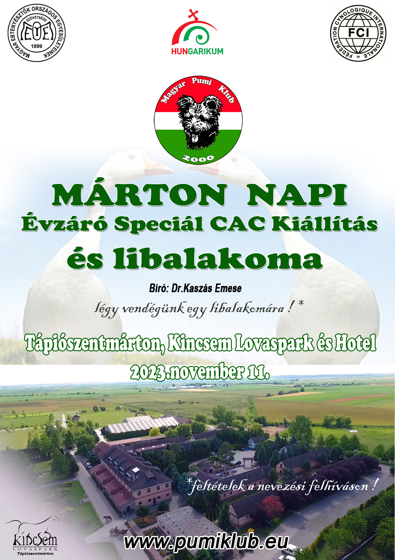 CAC Márton nap évzáró Tápiószentmárton