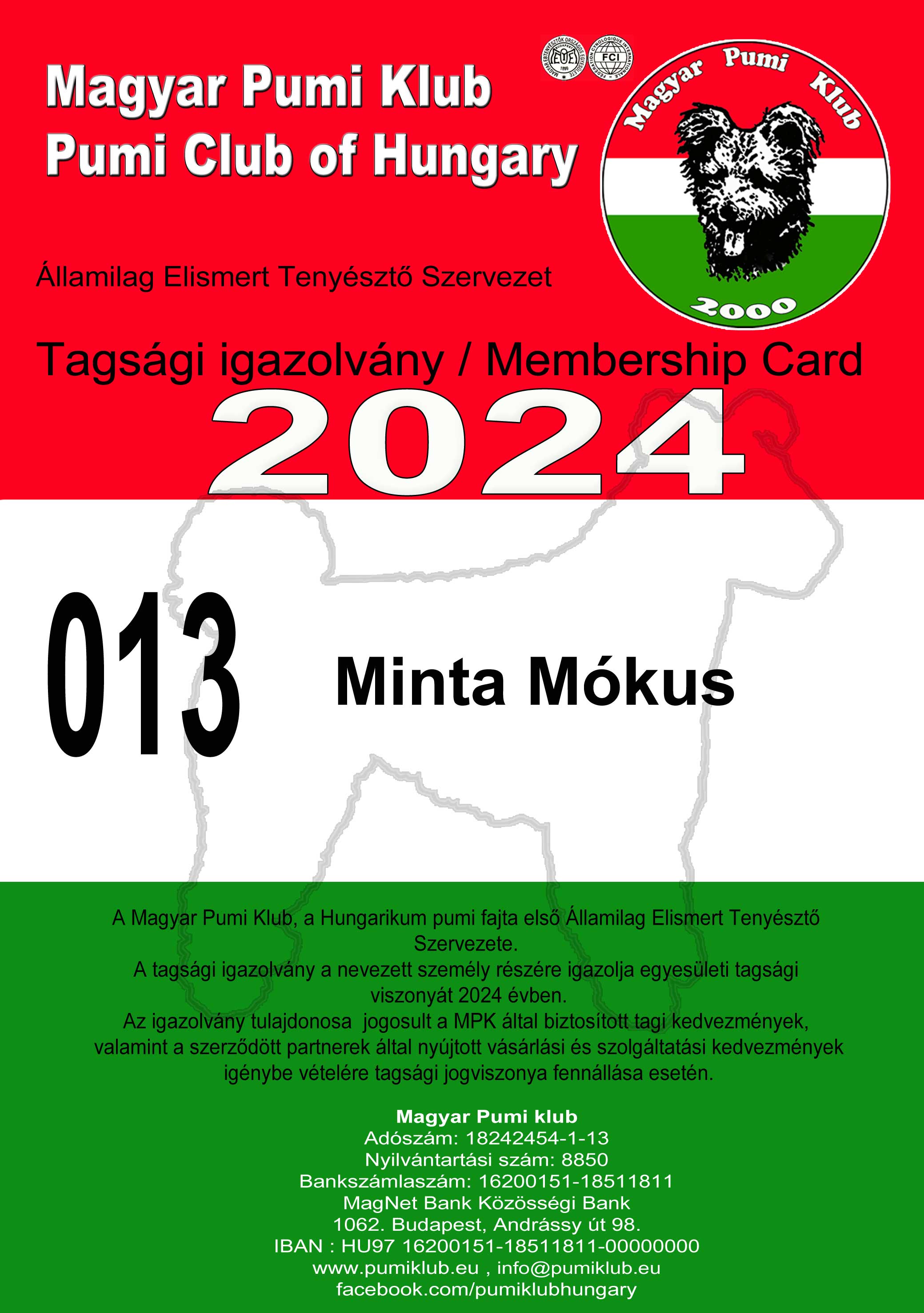 Tagsági igazolvány 2024